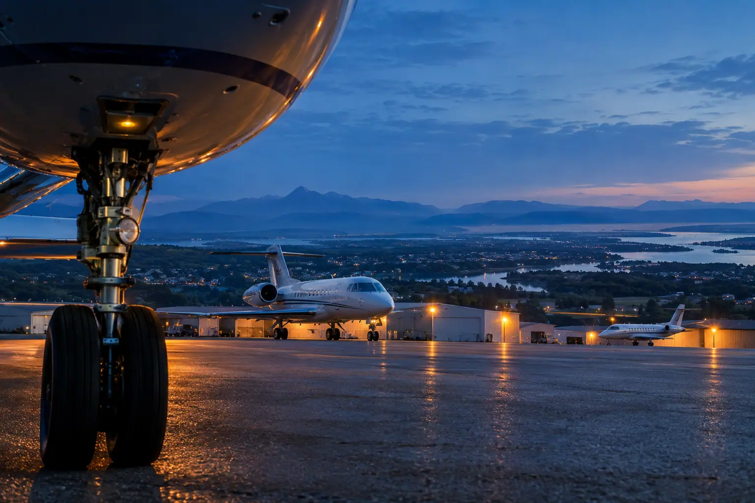 Private jets at Miami-Opa Locka Executive Airport